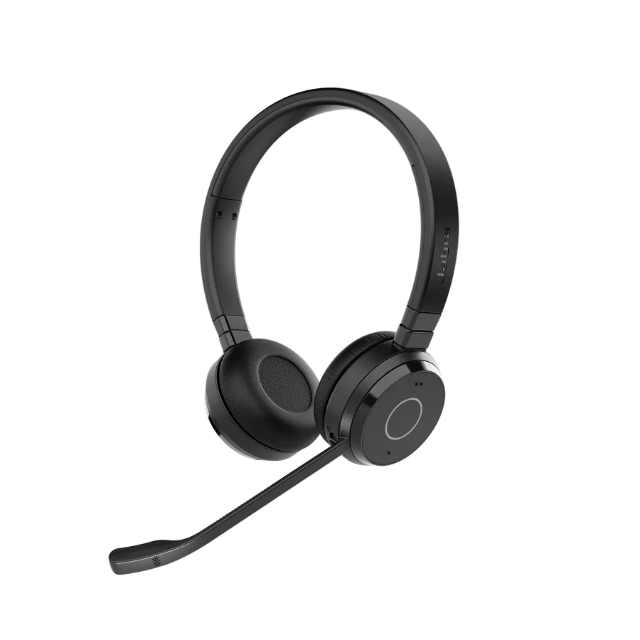 Audífonos inalámbricos tipo diadema estéreo con adaptador Bluetooth Link 390 USB-A, micrófono con cancelación de ruido y certificación para MS