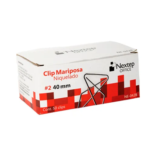 CLIP MARIPOSA NEXTEP NE-042B C/50 40MM