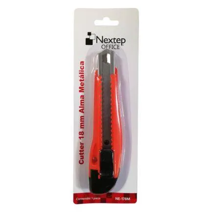 CUTTER DE PLASTICO NEXTEP NE-178M 18MM