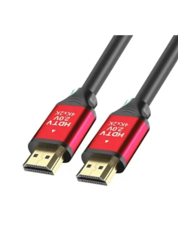 SAXXON HDMI-10 - Cable HDMI de 1 metro de alta velocidad Versión 2.0  Resolución 4K Canal de retorno de audio ARC Video 3D /Blindado / Chapado en oro