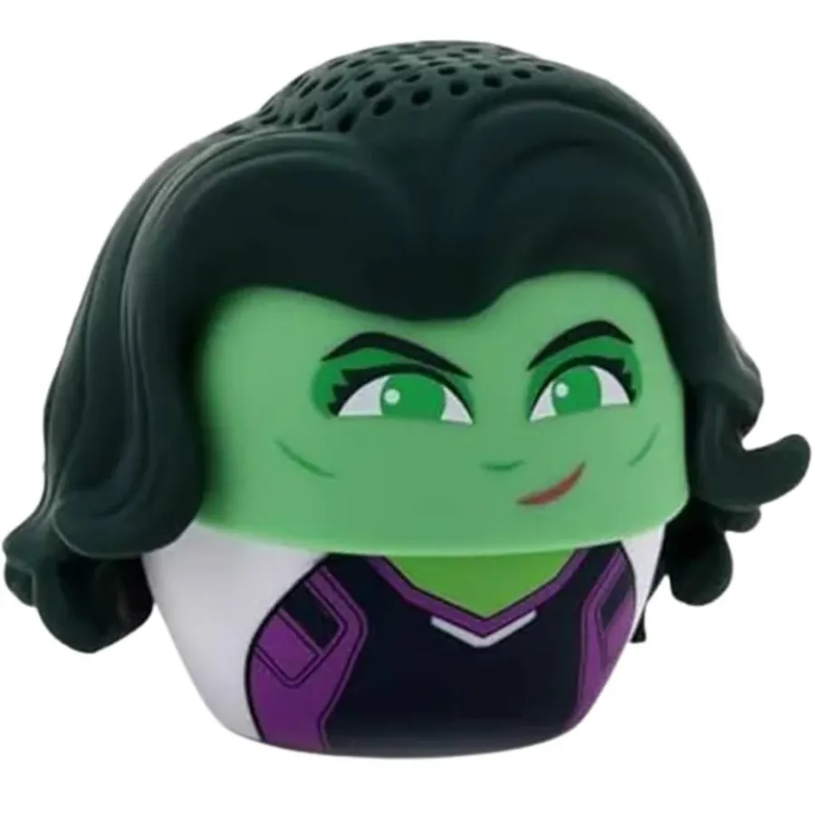 Bocina Portatil Bitty Boomers SheHulk Marvel. Bluetooth 5.0 Modelo BITTYSHEHULK/NEW