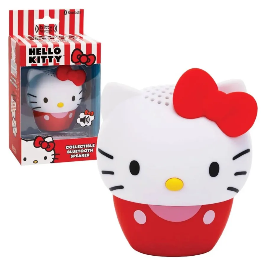 Bocina portatil mini Bitty Boomers Hello Kitty Pink Sanrio.  Bluetooth 5.0 Modelo BITTYKITTY2/NEW