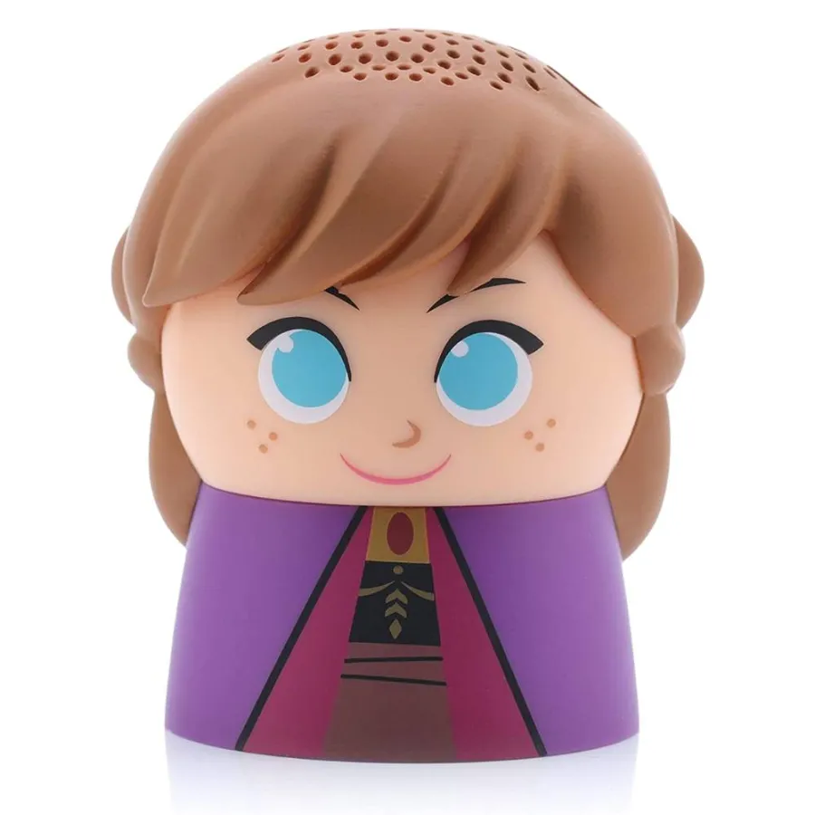 Bocina portatil mini Bitty Boomers  AnnaFrozen Disney. Bluetooth 5.0. Modelo BITTYANNA/NEW