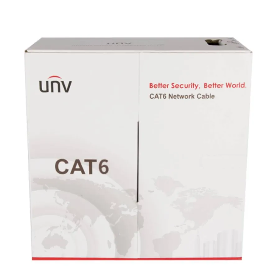 Cableado UTP UNIARCH CAB-LC3100A-IN, 305 m, Cat6, Gris, Cableado por UTP, Interior
