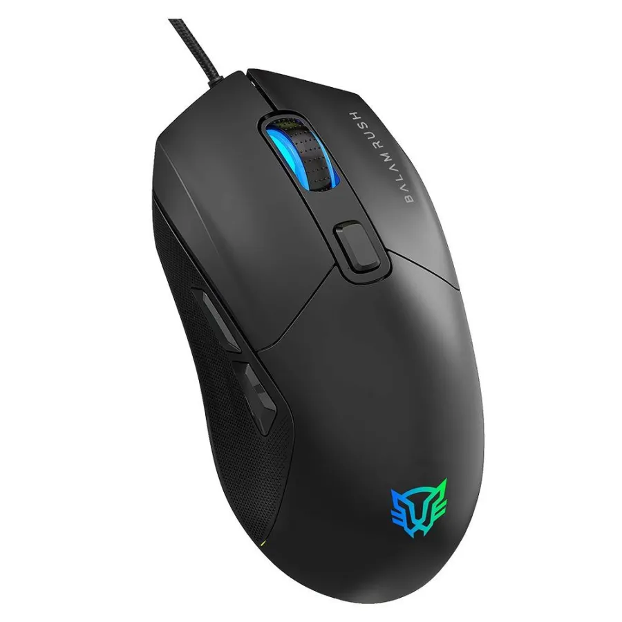 Mouse Gamer Alámbrico Raptor Plus MG2 / Optico 825IC / hasta 7,200 DPI / 6 Botones / Polling Rate 1000 Hz / Switch 5 Mill clicks / RGB / USB-A