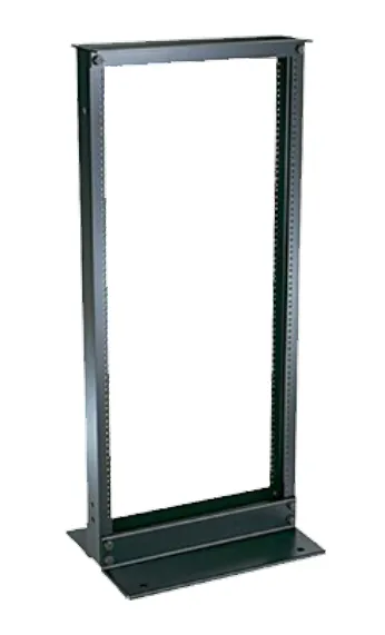 Rack WAM de dos postes para telecomunicaciones, instalación en piso, 19 pulgadas, 25 UR, WAM-RACK419