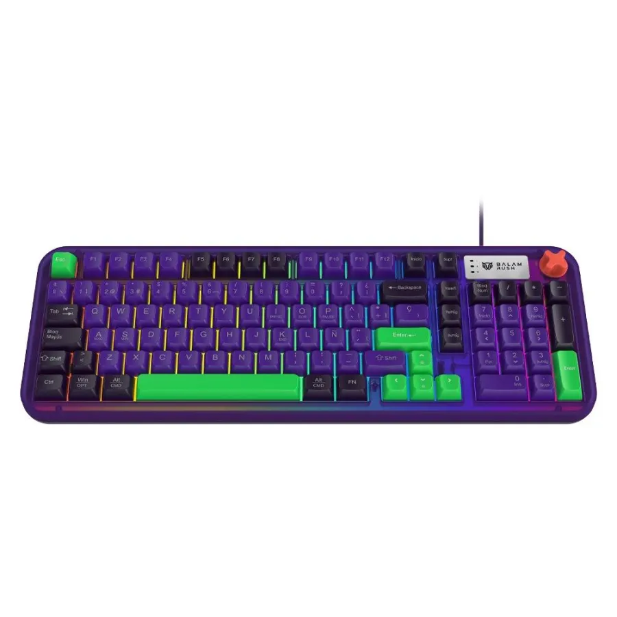 Teclado Gamer Alámbrico WARSTRIKE EVA KG500E Balam Rush