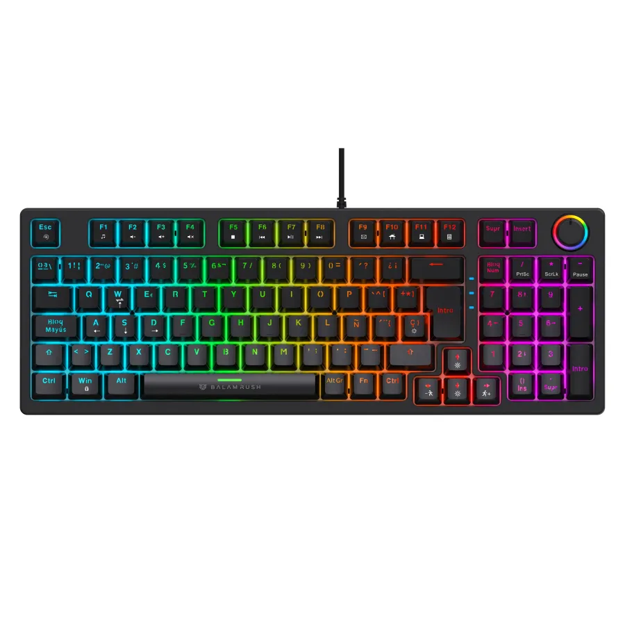 Teclado Gamer Alámbrico DOMINATE X PRO GK777 Balam Rush